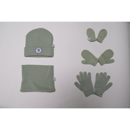 Snood vert clair cendré – Image 2