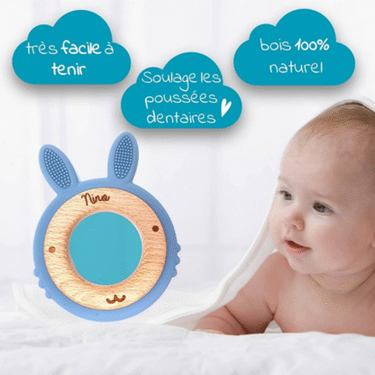 Anneau dentition "petit trésor" lapin bleu – Image 2