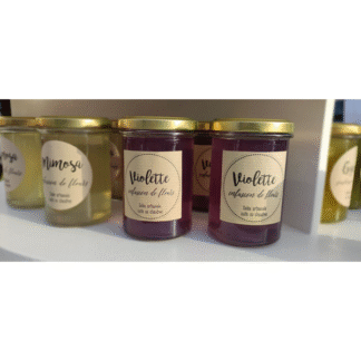 Gelée fleurs de violettes