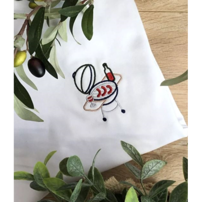 T-shirt brodé - barbecue txl