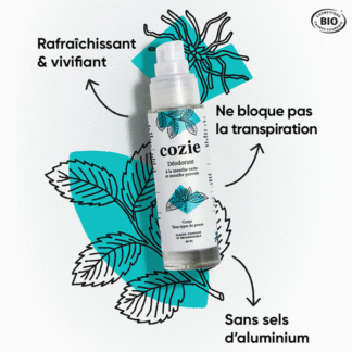 Deodorant à la menthe verte et menthe poivrée