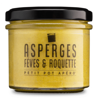 Tartinade asperges feves roquette