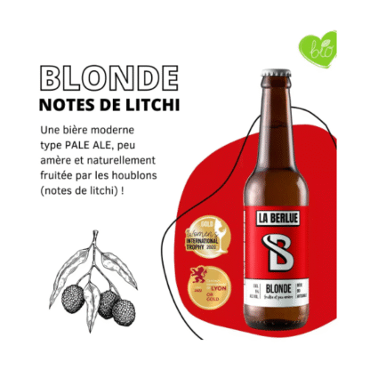 Biere blonde moderne taquine