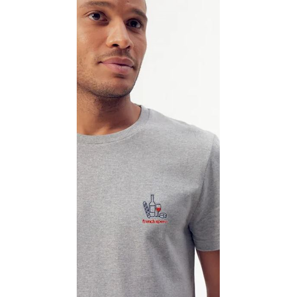 Ts baptiste french apero gris chiné recyclé tl – Image 2