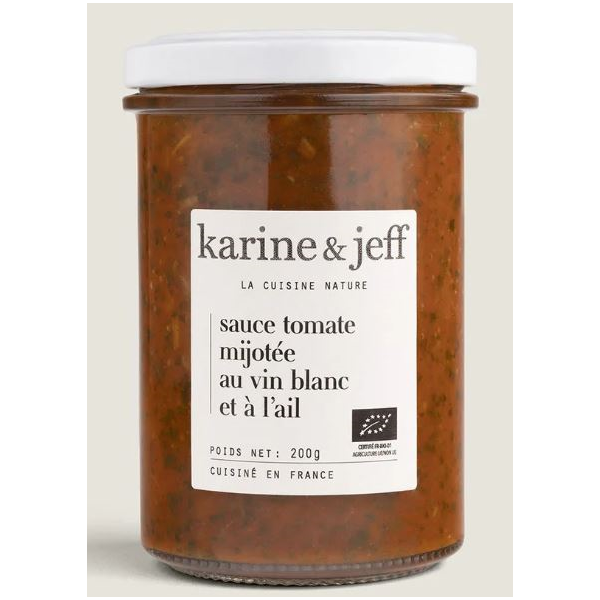 Sauce tomate vin blanc ail