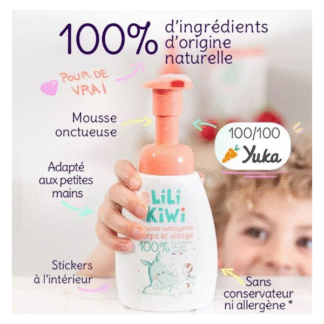Mousse lavante bio – 100 % d’ingrédients d’origine naturelle