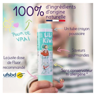 Dentifrice bio fluoré pomme-poire – 100 % d’ingrédients d’origine naturelle