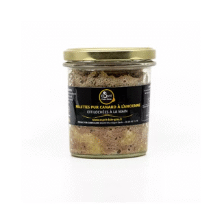 Rillettes pur canard effilochés à la main 250 g