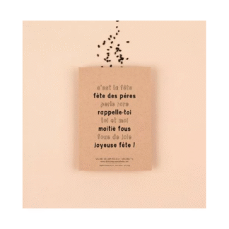 Sachet de graines - comptine papa  ciboulette
